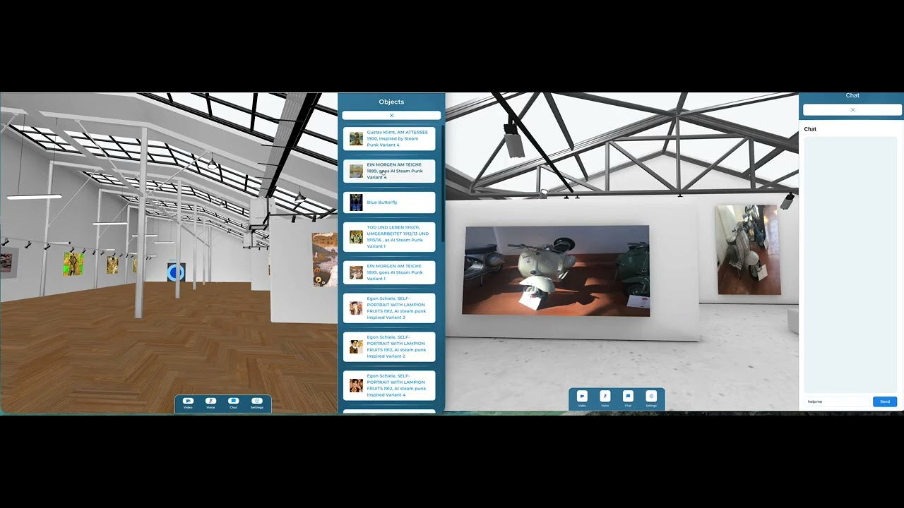 Vron.one virtual gallery